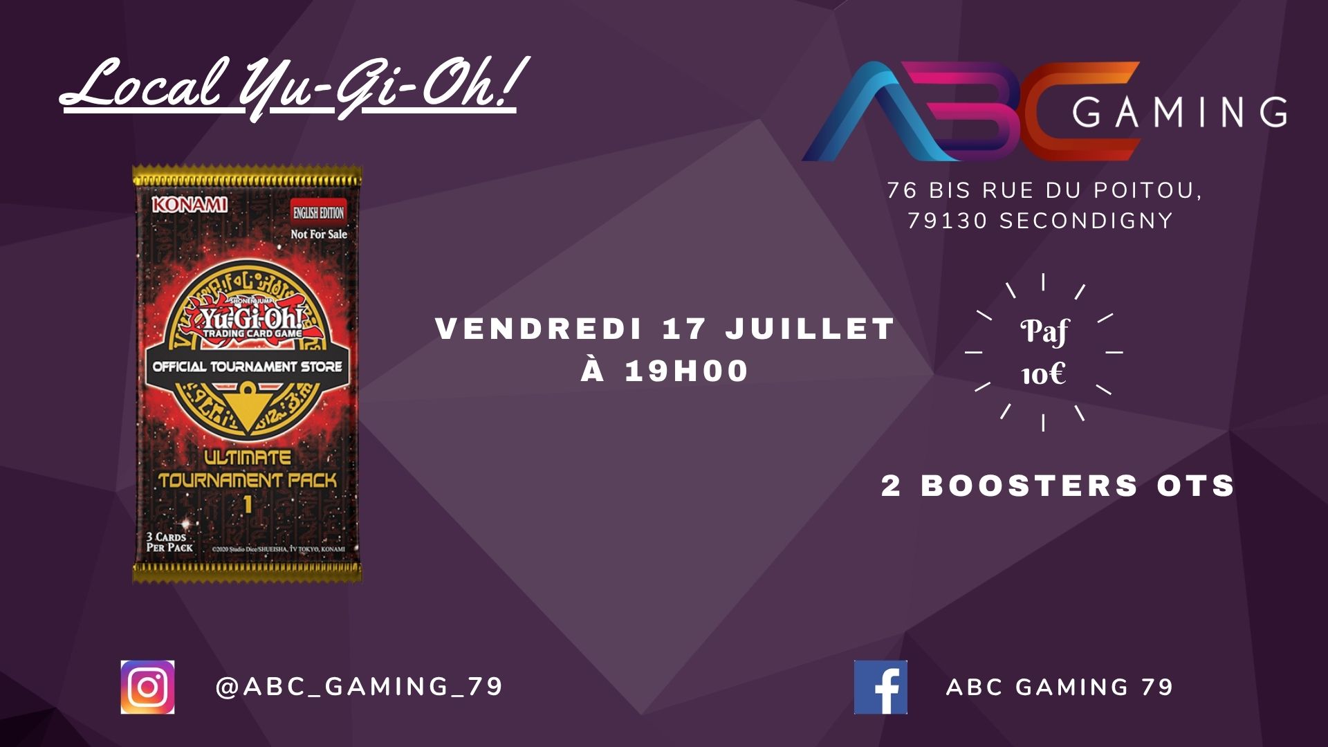 Tournoi Yu-Gi-Oh! Vendredi !