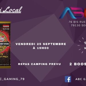 Tournoi Yu-Gi-Oh! Vendredi !